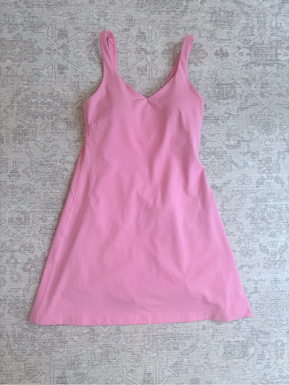 lululemon athletica Align Dress with updated sleek liner, size 4 CANDY CLOUD
